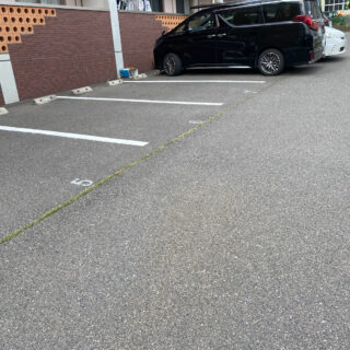 松本市　マンション駐車場白線引き